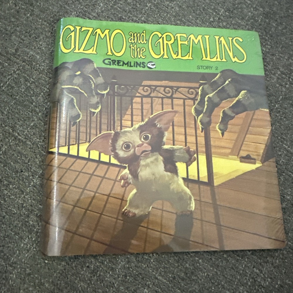 Vintage Gizmo and the Gremlins Story 2 33 1/3 Record Book Brand New and Sealed